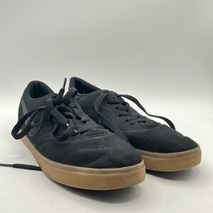 Nike SB Charge Canvas Skateboarding Shoes Youth Size‎ 6.5Y Black Gum Brown Sole